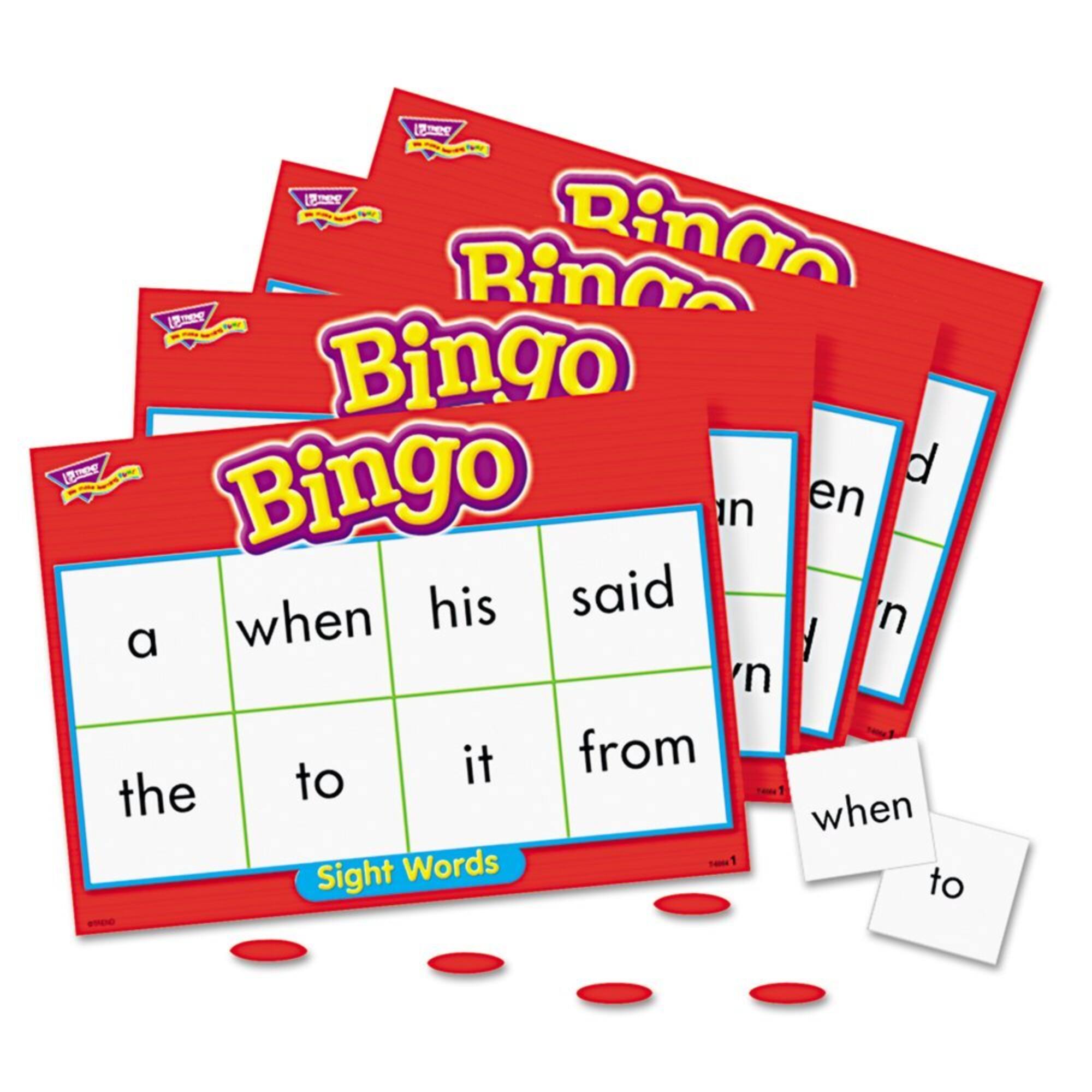 Trend Enterprises® Level One Sight Words Bingo